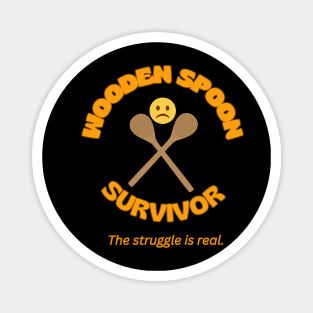 Wooden Spoon Survivor Magnet